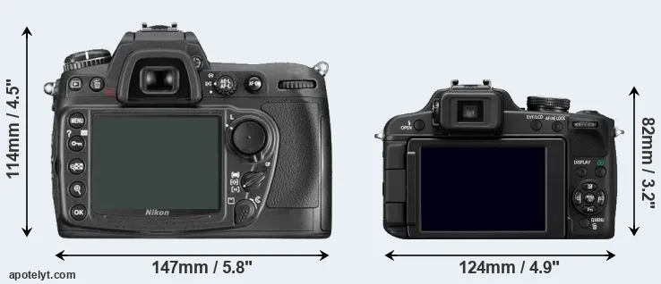 Comparison D300 or FZ100 rear