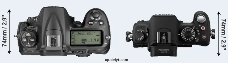 Compare D300 versus G2 top
