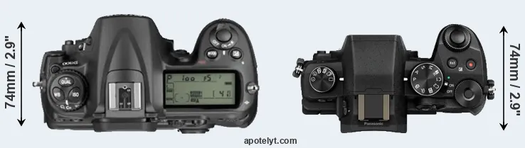 Compare D300 versus G85 top
