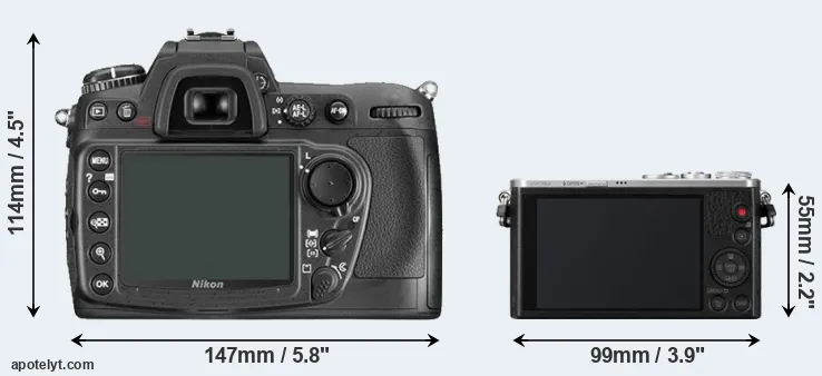 Comparison D300 or GM1 rear