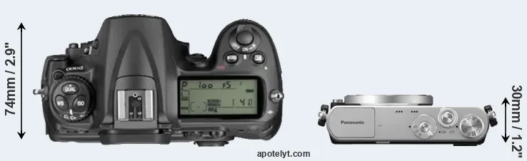 Compare D300 versus GM1 top