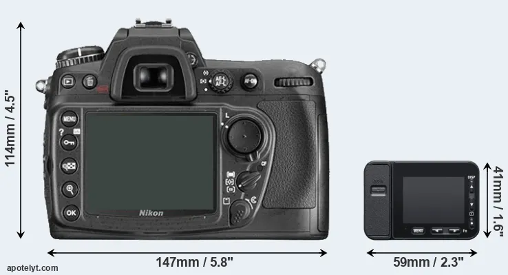 Comparison D300 or RX0 II rear
