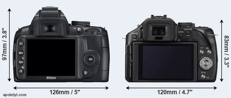 Comparison D3000 or G5 rear