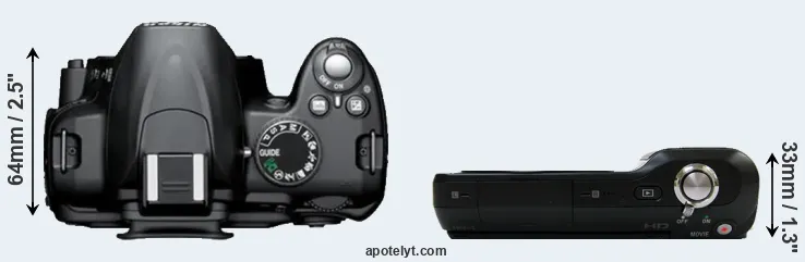 Compare D3000 versus NEX-3 top