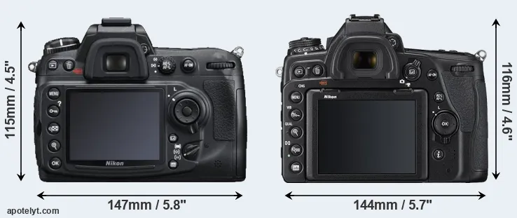 Comparison D300S or D780 rear