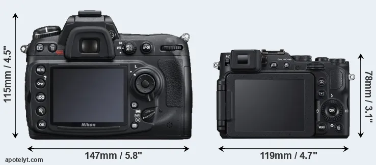 Comparison D300S or P7800 rear