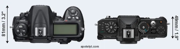 Compare D300S versus Zf top