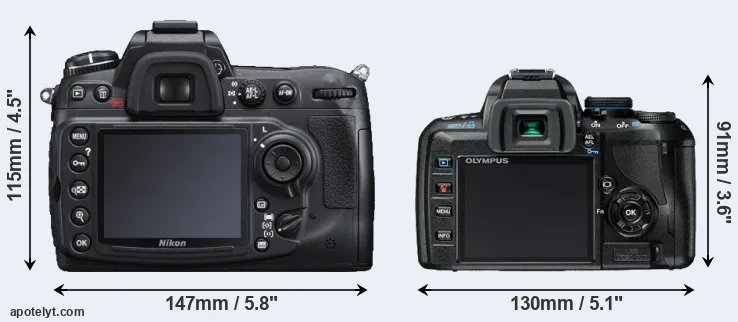 Comparison D300S or E-420 rear