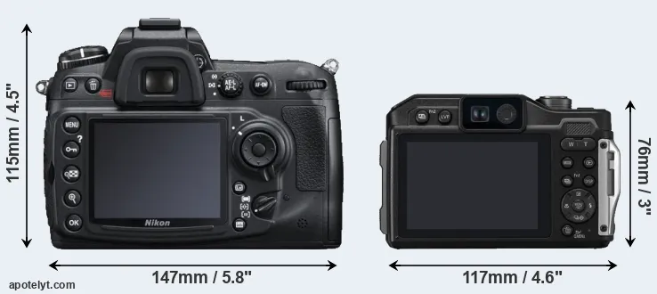 Comparison D300S or FT7 rear