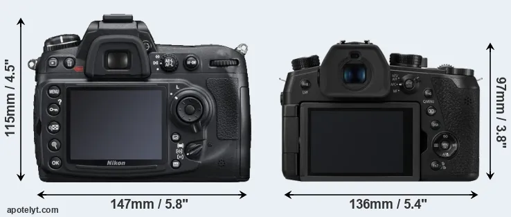 Comparison D300S or FZ1000 II rear