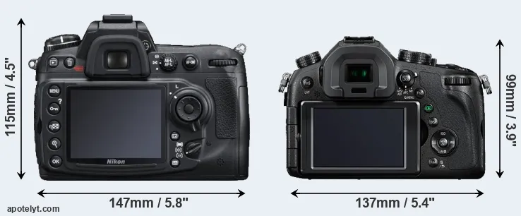 Comparison D300S or FZ1000 rear