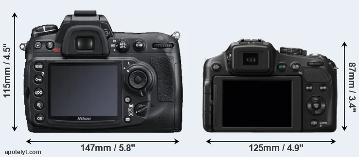 Comparison D300S or FZ200 rear