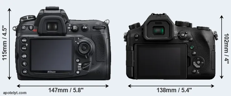 Comparison D300S or FZ2000 rear