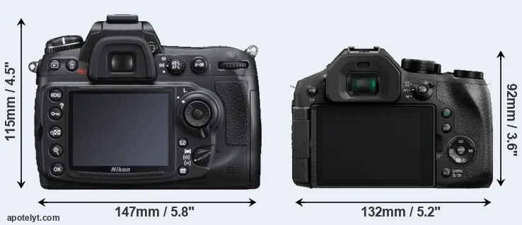 Comparison D300S or FZ300 rear