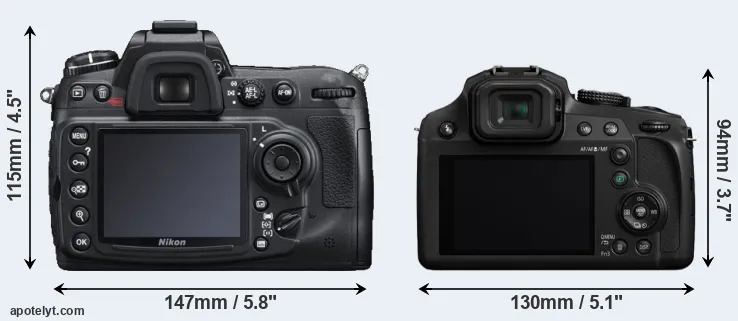 Comparison D300S or FZ82 rear
