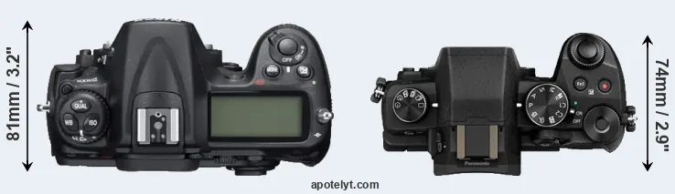 Compare D300S versus G85 top