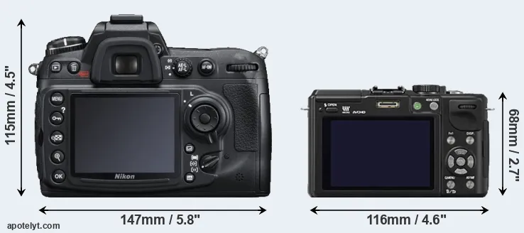 Comparison D300S or GX1 rear
