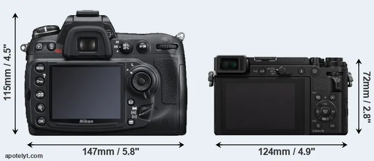 Comparison D300S or GX9 rear