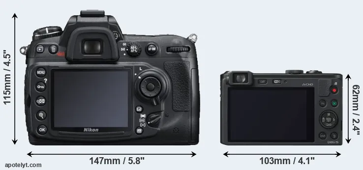 Comparison D300S or LF1 rear