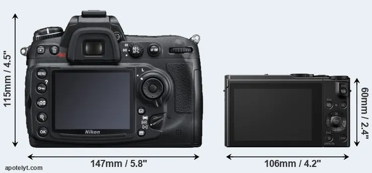 Comparison D300S or LX10 rear
