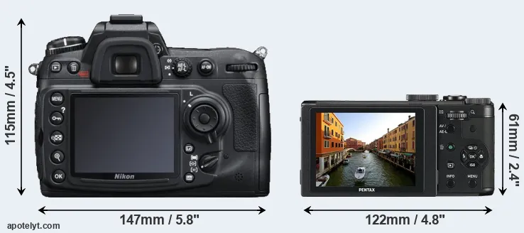 Comparison D300S or MX-1 rear