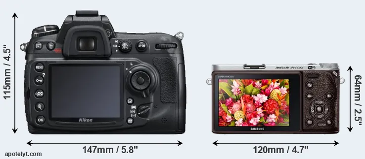 Comparison D300S or NX500 rear