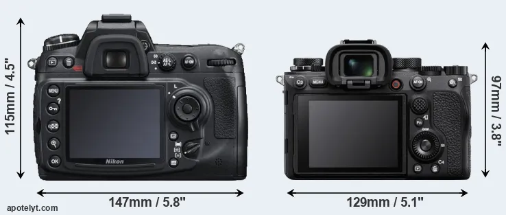 Comparison D300S or A1 rear