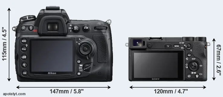 Comparison D300S or A6500 rear