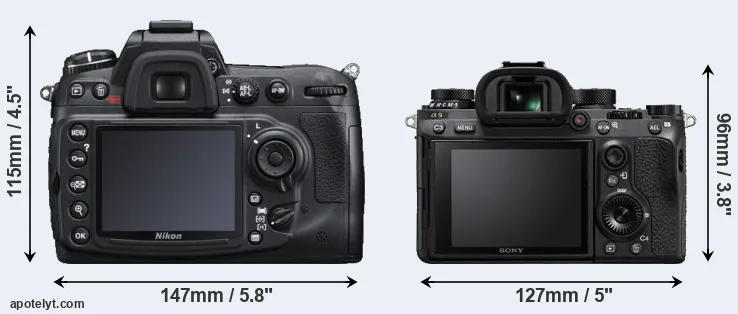 Comparison D300S or A9 rear