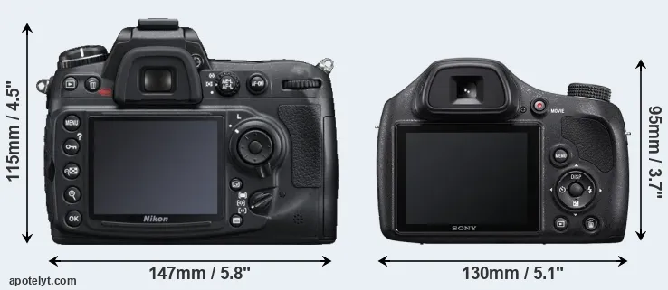 Comparison D300S or H400 rear