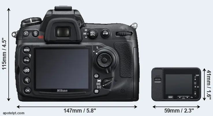 Comparison D300S or RX0 rear