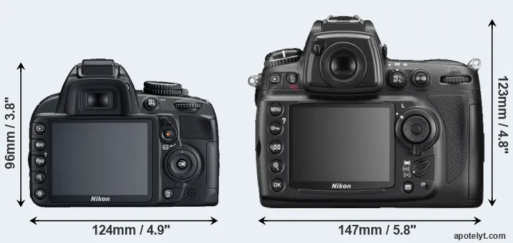 Comparison D3100 or D700 rear