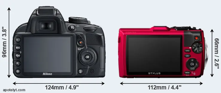 Comparison D3100 or TG-4 rear