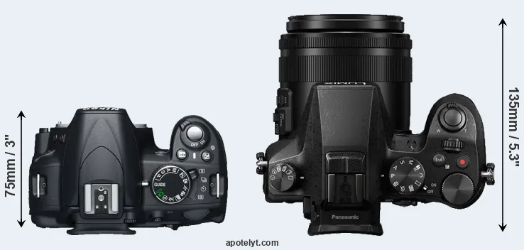 Compare D3100 versus FZ2500 top