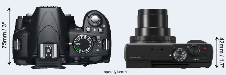 Compare D3100 versus ZS80 top