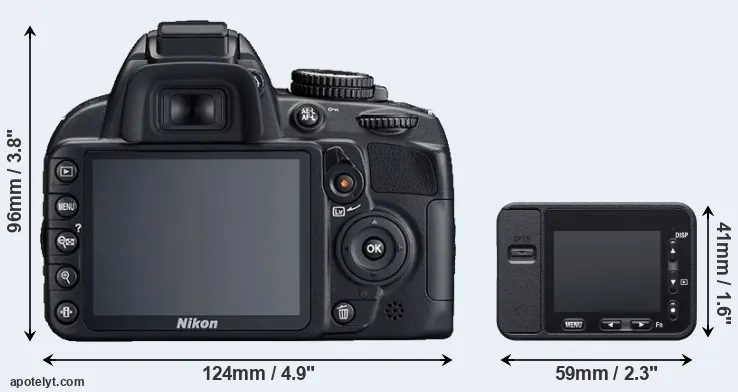 Comparison D3100 or RX0 rear