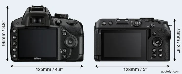 Comparison D3200 or Z30 rear