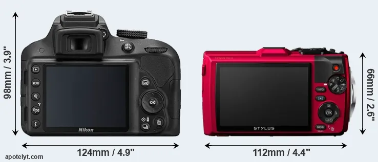 Comparison D3300 or TG-4 rear