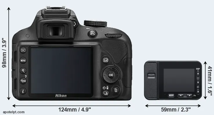 Comparison D3300 or RX0 II rear