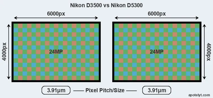 D3500 versus D5300 MP