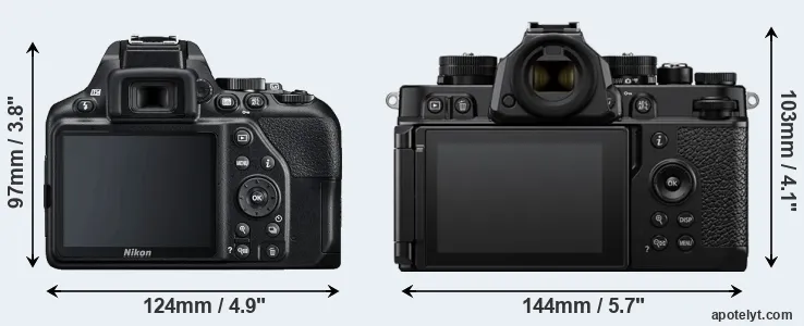 Comparison D3500 or Zf rear
