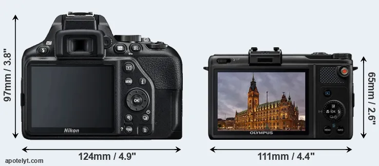 Comparison D3500 or XZ-1 rear