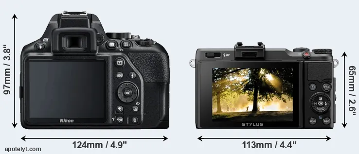 Comparison D3500 or XZ-2 rear