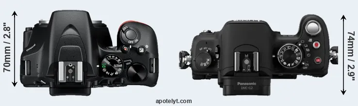 Compare D3500 versus G2 top