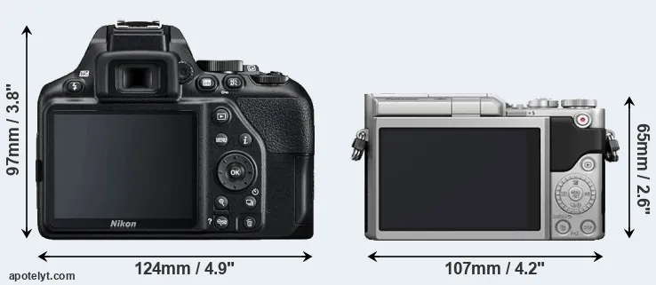 Comparison D3500 or GX850 rear