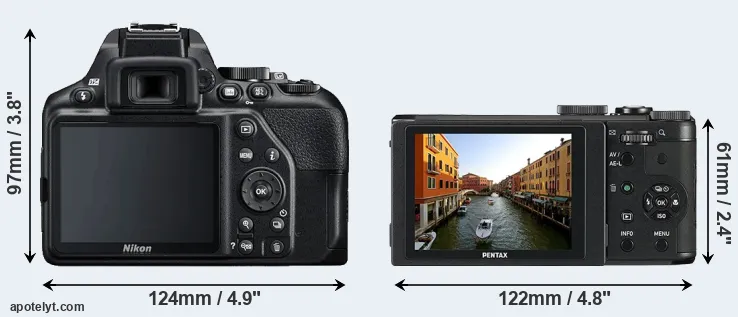 Comparison D3500 or MX-1 rear