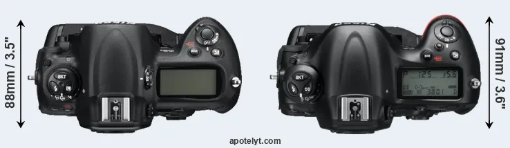 Compare D3S versus D4 top