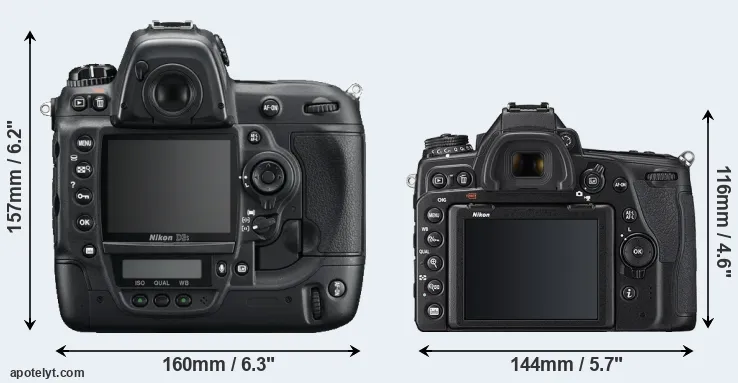 Comparison D3S or D780 rear