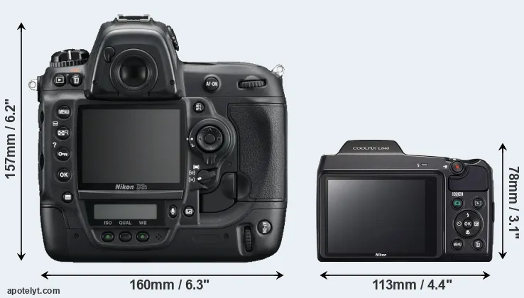Comparison D3S or L840 rear