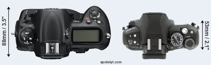 Compare D3S versus E-400 top